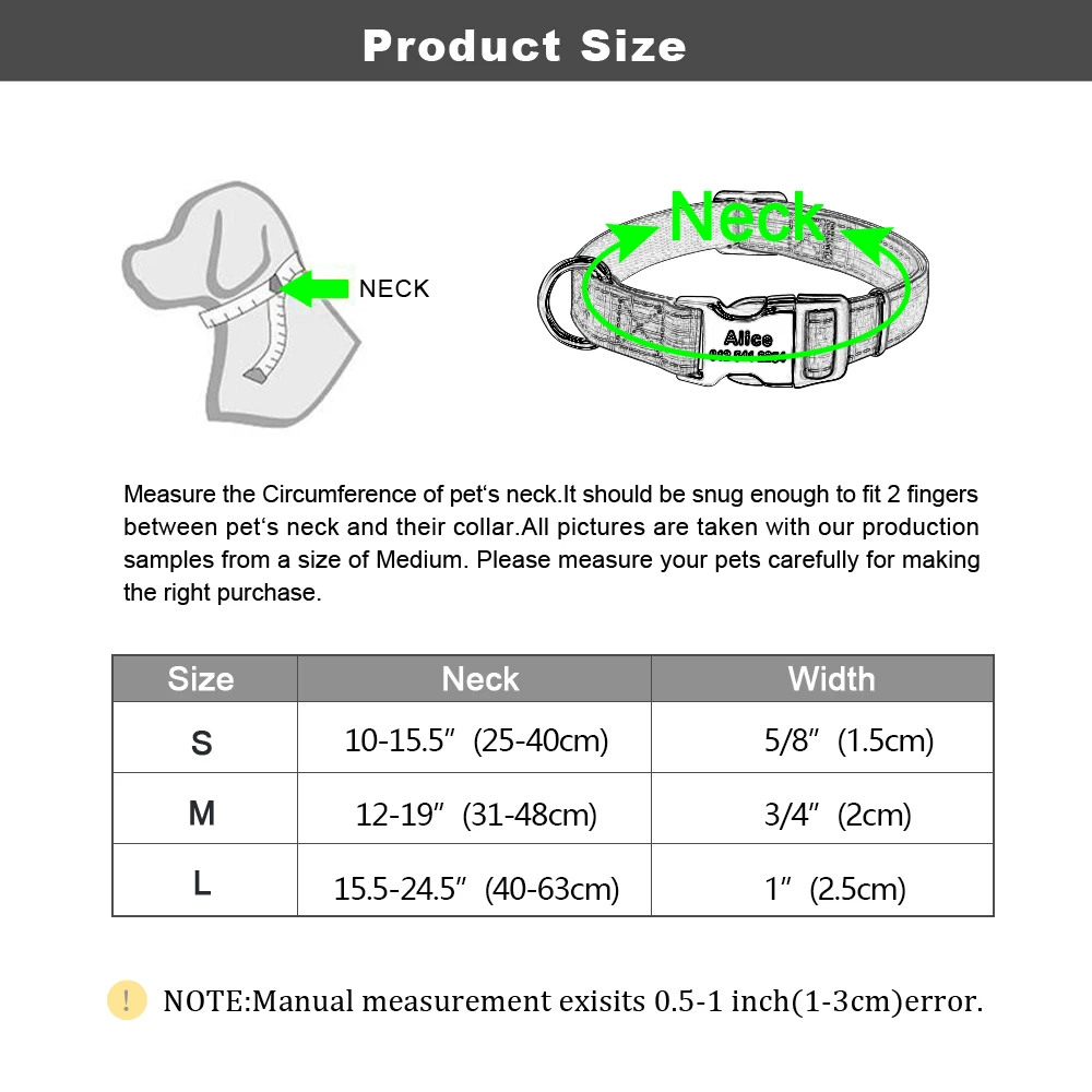 Индивидуальный ошейник для собак, нейлоновый ошейник для щенков, регулируемый ошейник для собак, для чихуахуа, немецкая овчарка, товары для домашних животных