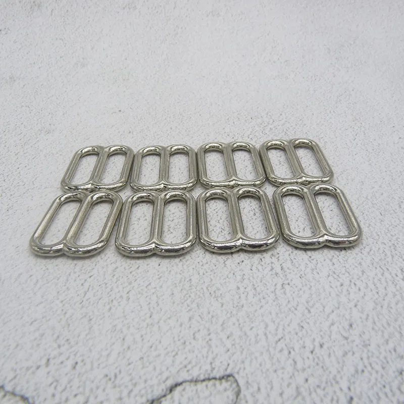 

Silver Adjuster Slider for 3/4 Inch(20mm) Webbing DIY Straps Bags Belts Dog Collar Accessories High Quality Plated Metal