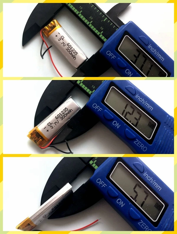 3,7 В 300 мАч Перезаряжаемые Батарея 601235 литий-полимерный Li-Po ионные аккумуляторы для DIY Mp3 gps Оборудование для psp bluetooth наушники гарнитуры