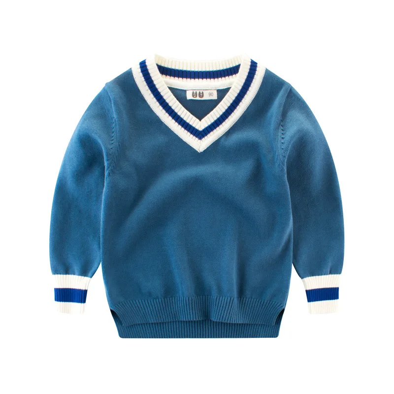 

Children's clothing han edition boy fall sweater pure color children's sweaters kids sweaters baby sweater