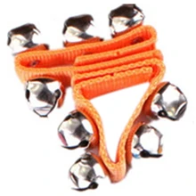 1 Pair Wrist/Ankle Bells Instrument Toys for Baby Kids – Orange, Blue , Green , Pink L