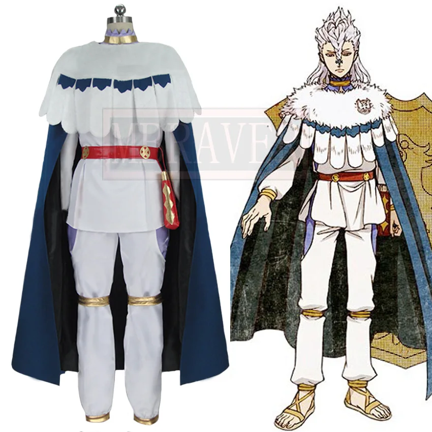 Black Clover Noelle Silva Cos Halloween Party Cosplay Costume Custom 