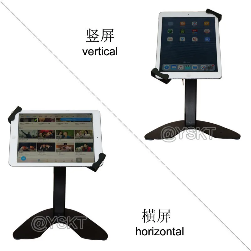 Планшет безопасности настольная подставка дисплей Монтажный стол замок держатель Поддержка для iPad/samsung galaxy tab/lenovo/huawei/поверхность