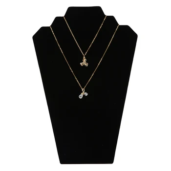 

Fashion Jewelry Necklaces Organizer Shelf Rack Necklace Stander Display Show Holder Storage Jewelry Display Stand Velet Choker