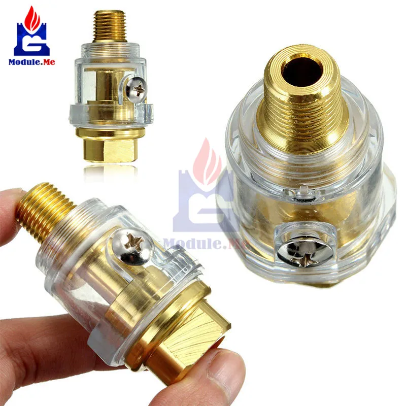 

1/4" BSP Lubrication Mini Air Compressor Oil Pneumatic Automatic Air Tool