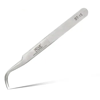 

4PCS Stainless Steel Eyebrow Tweezer False Eyelash Extension VETUS Tweezers Auxiliary Repair Hyperfine High Precision Anti Acid