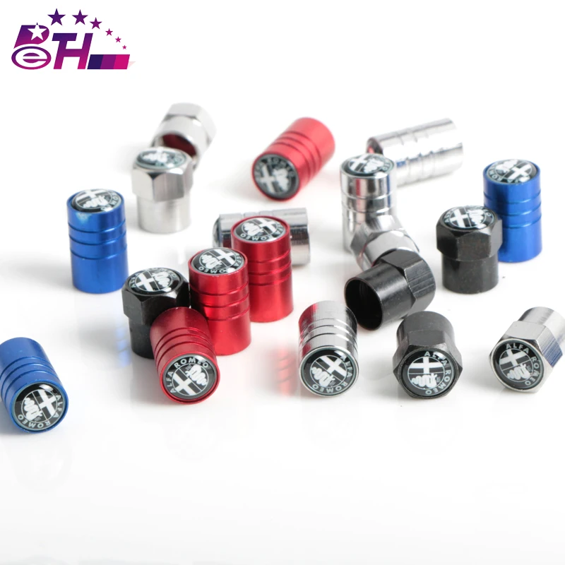

Car motorcycle bicycle Wheel Tire Valve Air Caps case for alfa romeo 159 147 156 giulietta 147 159 mito Car Accessories