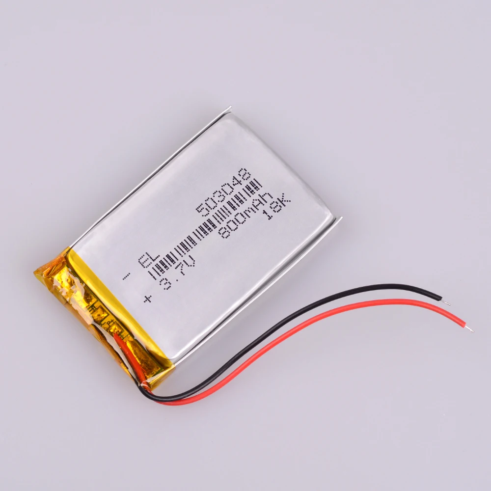 48x30x5 мм перезаряжаемая 503048 800mAh литий ионная батарея 3 7 V Вольт полимерная Li po