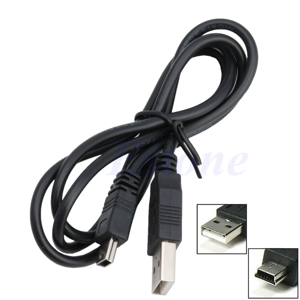 0,8 м Лот USB 2,0 Мужской к Mini 5 Pin B синхронизации данных зарядное устройство Шнур для кабель для зарядки с адаптером