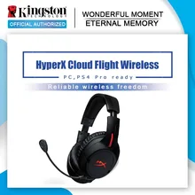 Kingston HyperX Cloud Flight беспроводные Игровые наушники многофункциональные наушники для ПК PS4 Xbox Mobile