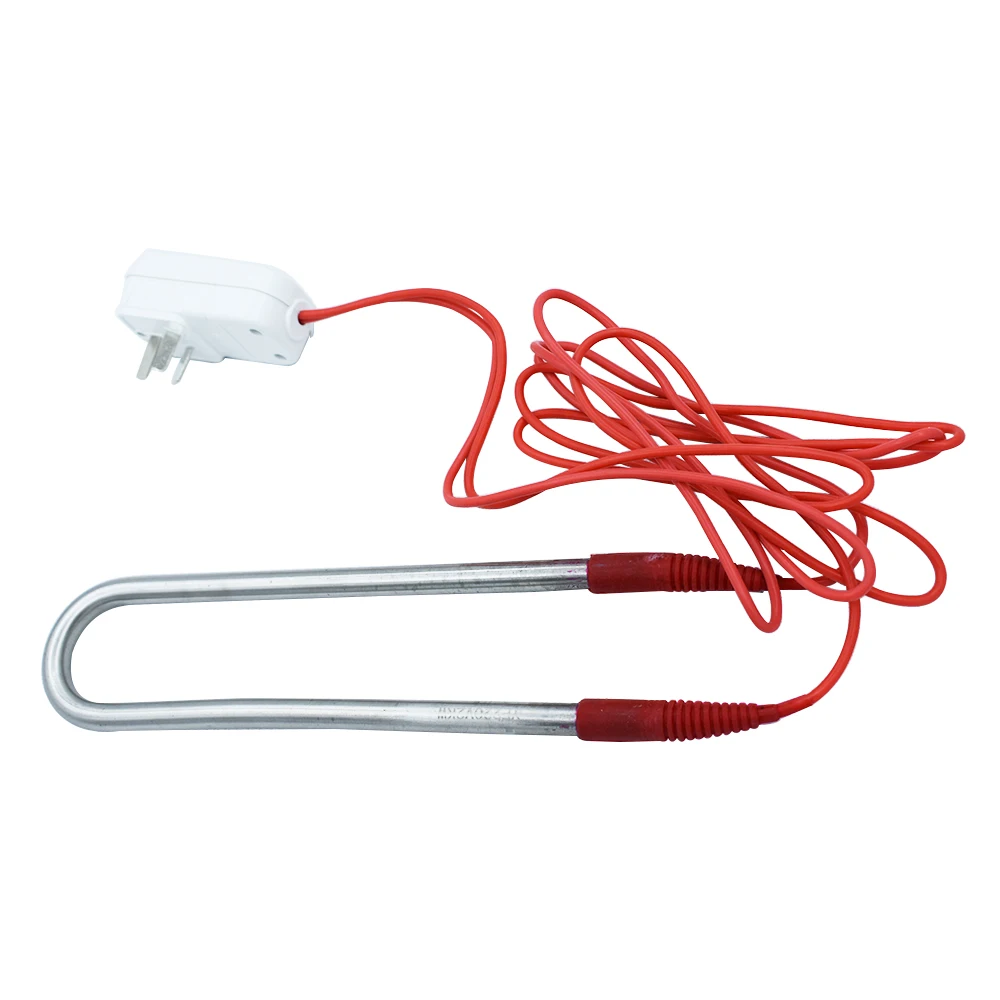 Stainless Steel Swimming Pool Heater Heating Element 150cm Line 1.5KW/2KW With Leak Proof Plug Hight-Power Immersion Heater