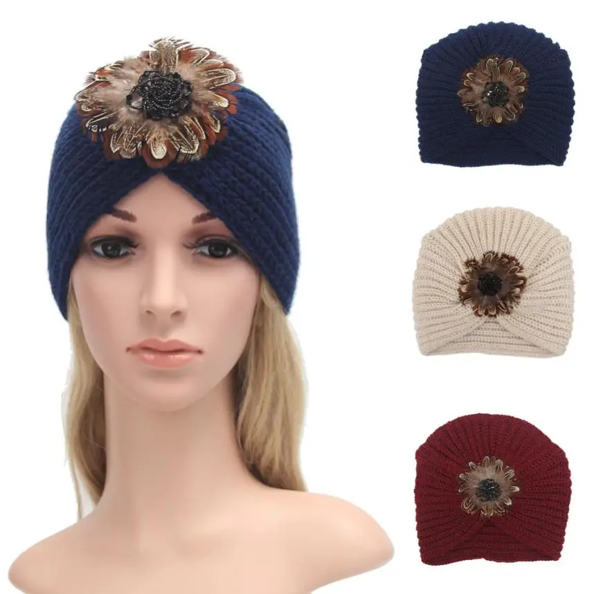 winter women hats Warm ear wool wool carpets wool knit girl caps