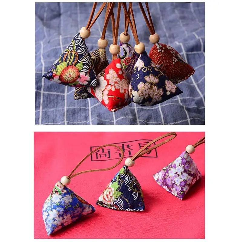 Handmade Rice Dumpling Fragrance Wormwood Sachet Mosquito Repellent For Home Living Room Car Pendant Air Fragrance Sachets