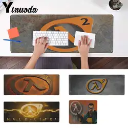 Yinuoda Нескользящие PC half-life игры Логотип Коврик Для клавиатуры Резиновые gaming mouse pad стол коврик мультфильм игровой коврик для мыши с Большие