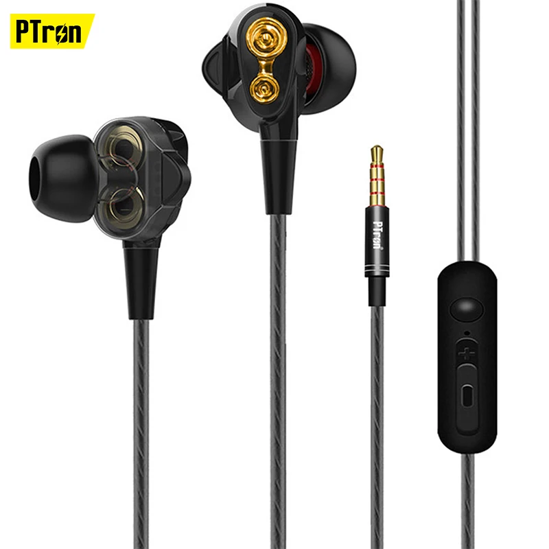 PTron Boom 4D In Ear Earphone Deep Bass 