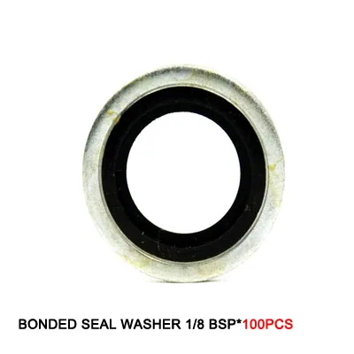 bsp 1-8 inch 100pcs BSP скрепленное уплотнение имперский Самоцентрирующийся различное Кол-во 1/8 1/4 дюйма - Цвет: bsp 1-8 inch 100pcs