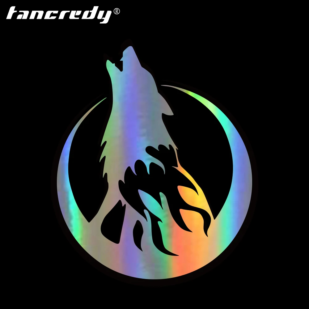 

Tancredy Car Stickers and Decals Howling Wolf Stickers Car Bumper Stickers Car Styling Car Door Body Window Vinyl Stickers