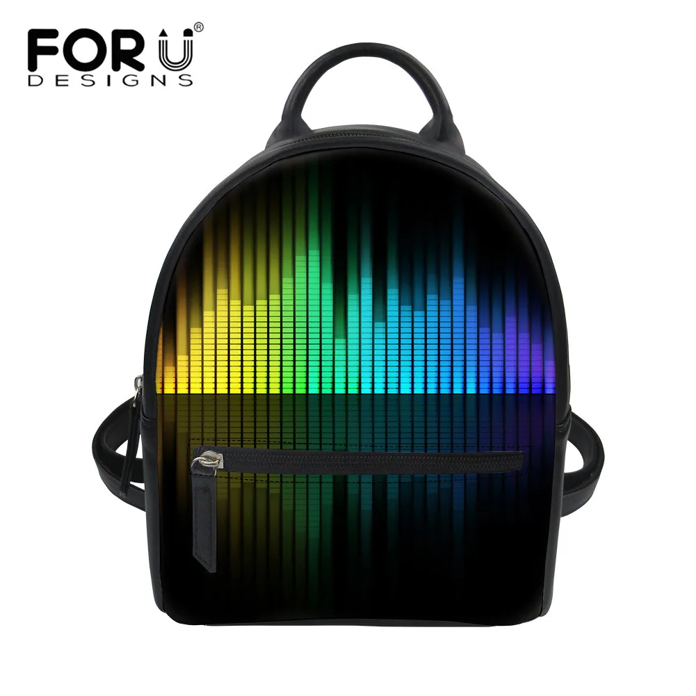 Женские рюкзаки с разноцветным принтом FORUDESIGNS 2019 маленькие сумки для девочек