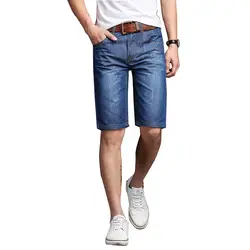 Новое поступление Повседневное мужские короткие джинсы деним Regual Классический Тонкий тонкий Лидер продаж мужские шорты летние модные