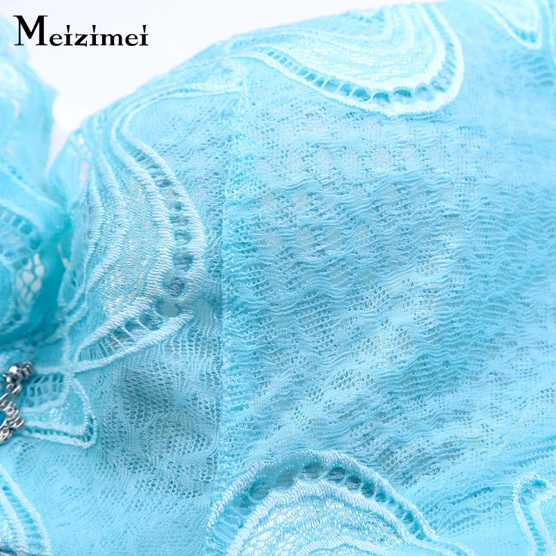 2017 Plus Size vest Bra bh Push Up Lace full cup Large Size Bras For Womens Underwear lolitas elastic mesh Brassiere max 95 C D