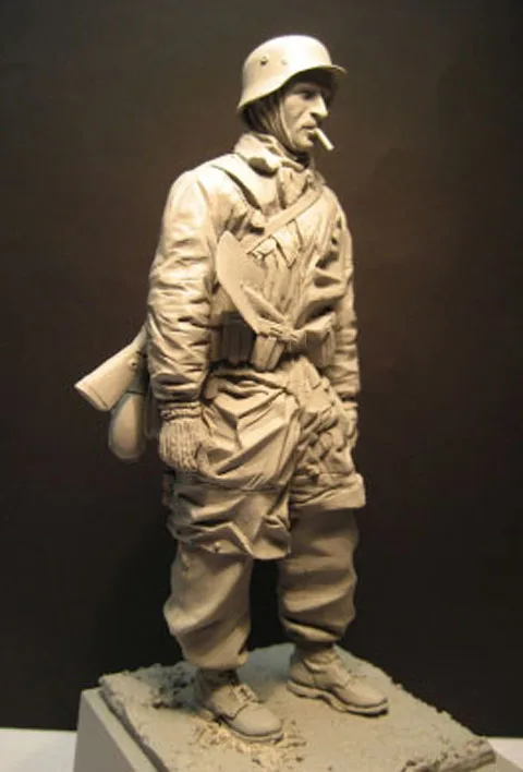 1/16 Неокрашенная полимерная фигурка солдата 1944|german soldier|resin figurewwii german |