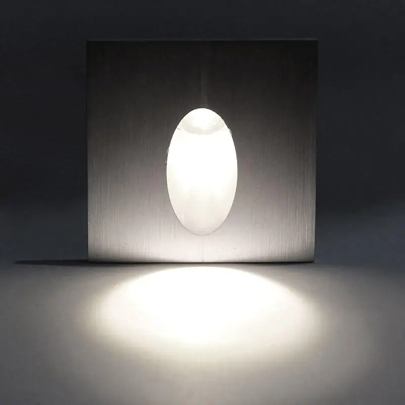 HobbyLane настенные Угловые лампы 1 Вт/3 Вт LED Footlight квадратные для лестниц фойе коридор