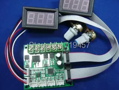 

FREE SHIPPING Dual brush DC motor speed regulator with the proportion of PWM governor 12-24V 2 10A display