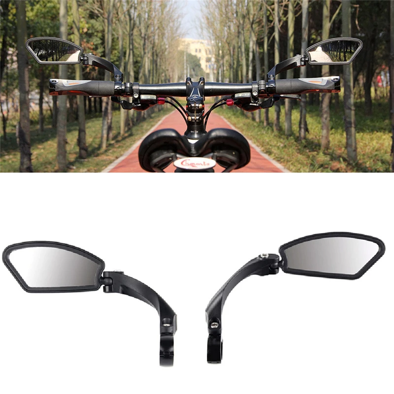 Tanie Lusterko rowerowe kierownica mtb boczne lusterko bezpieczeństwa na tylnym lusterku szosowe kolarstwo elastyczne lusterka wsteczne narzędzie akcesoria rowerowe
