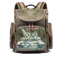 Children School Bags for Boys Racing Cars Military Theme Backpacks EVA Folded Waterproof Orthopedic Backpack Grade