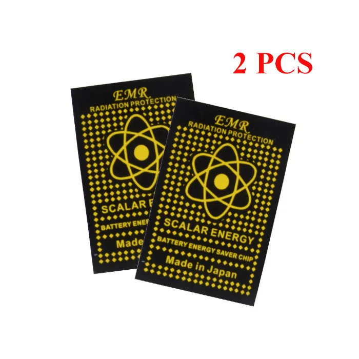 2PCS Цена EMR скалярная энергетическая наклейка для телефона анти-радиация сохраняет здоровье анти EMP EMF - Цвет: 2PCS