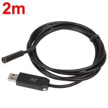 2m 1600 x 1200 HD 2MP 9mm USB Wire Endoscope for Industrial Inspection mini video camera