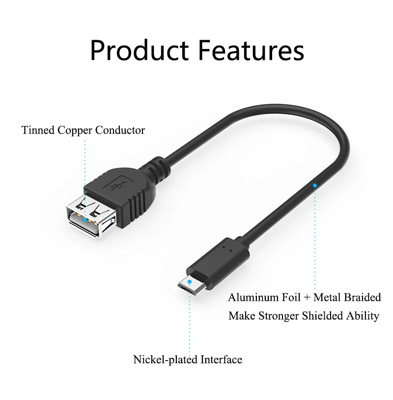 OTG Micro USB Cable 3