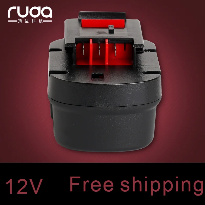 for Black&Decker 12V 2000mAh/2.0Ah power tool battery FSB12,BD1204L,BD