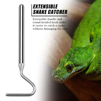 

Stainless Steel Extensible Telescoping Snake Reptile Catcher Capture Hook Extensible Snake Catcher Reptile Catcher