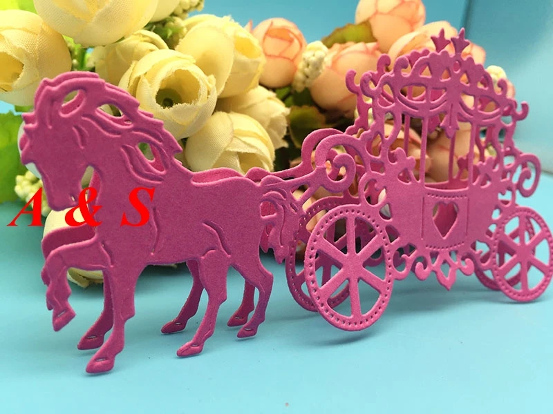  Y403 METAL CUTTING DIES The Horse-Drawn Tram Scrapbook card invitation paper craft party decor embo - 32854747447