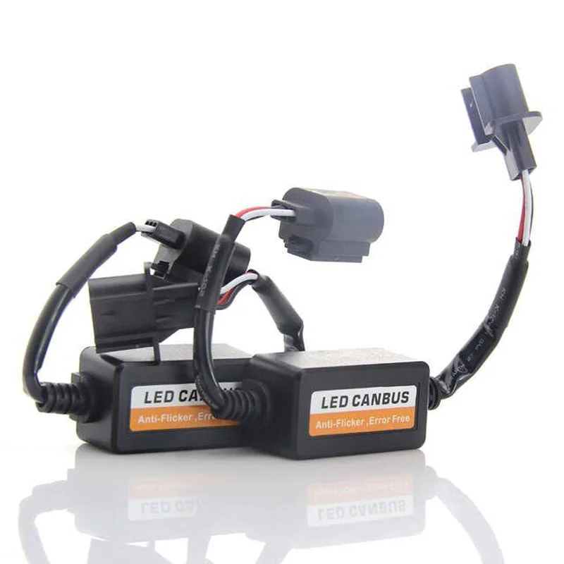 

1Pair H1 H11 H4 H7 H13 LED Headlight Canbus Decoders Car Warning Anti-Flicker Canceller Error Load Resistor For H13 Headlamp
