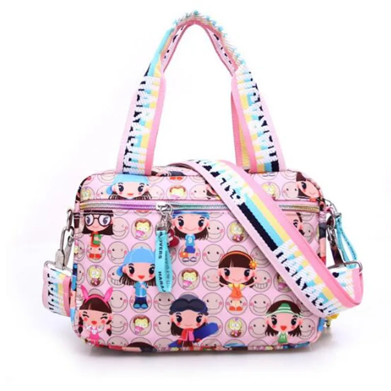+Doll keychain New PINK Harajuku Doll waterproof nylon handbag ladies bag one shoulder bag cross-body school bags Handbags mom +Doll keychain New PINK Harajuku Doll waterproof nylon handbag ladies bag one shoulder bag cross-body school bags Handbags mom