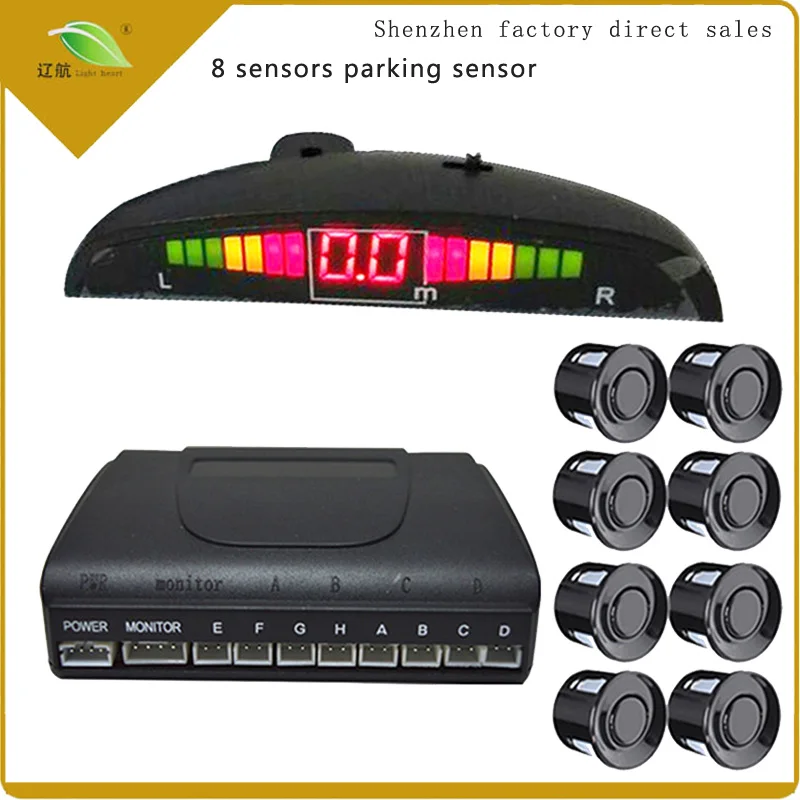 

Light heart One Set Led Parking Sensor Auto Car Detector Parktronic Display