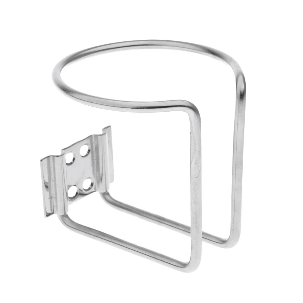 1 Piece Stainless Steel Boat Cup Drink Holder For Marine Yacht Truck RV Car Trailer For Cold Water Bottle Mugs Stand Holder