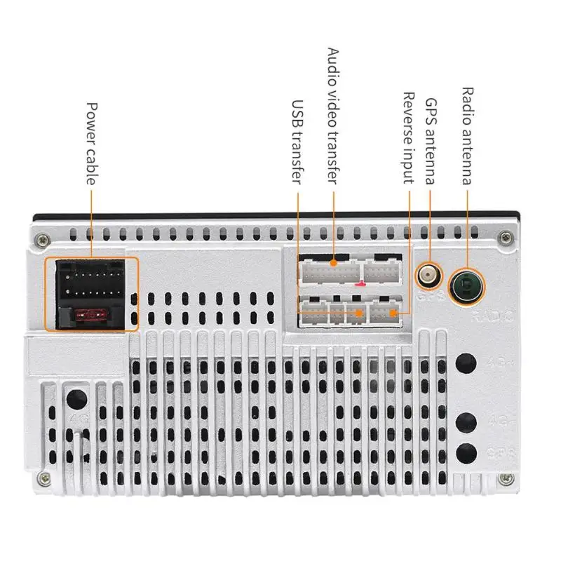 Top SWM 7in 2Din 1G+16G BT MP3 Player Android Car Stereo MP5 Player GPS Navi FM AM Radio Auto Audio w/ Map TF Card Slot 2 USB AUX 18