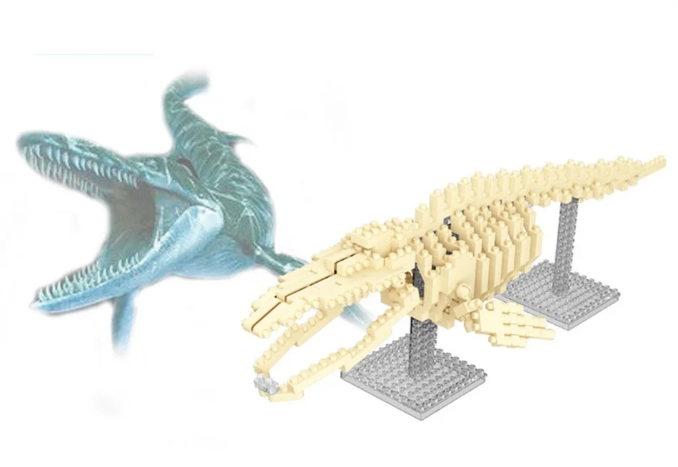 YZ Diamond Blocks Dinosaur Bones skeleton Model 66504-2