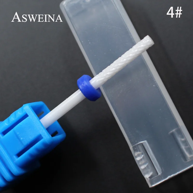 ASWEINA 1 шт. керамический сверло для ногтей педикюр машина электрическая твердосплавная дрель 3/3" хвостовик машина аппарат для маникюра аксессуары