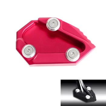 

H2CNC Side Parking Kickstand Pedal Extension Stand Pad Enlarge Plate Holder For Ducati Diavel Carbon 2011-2016 AMG Cromo 2012