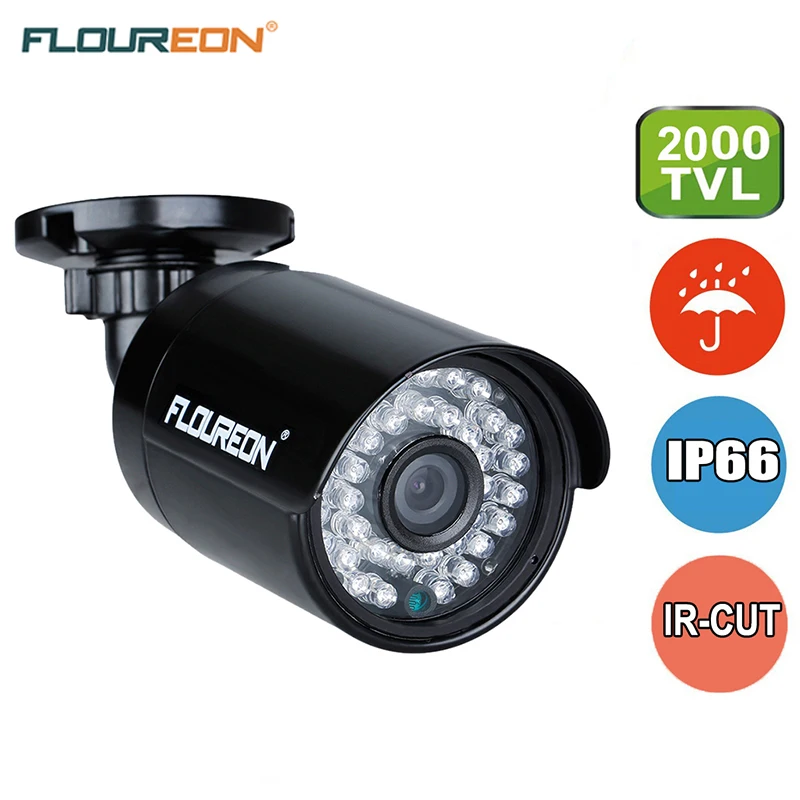 FLOUREON 960 P AHD 1.3MP 2000TVL камера безопасности ночного видения водостойкая наружная