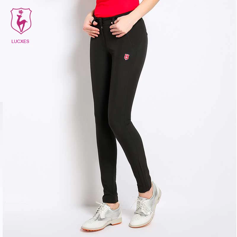 

LUCXES summer golf pants women clothing slim fit high-elastic ventilated 220175 free shipping