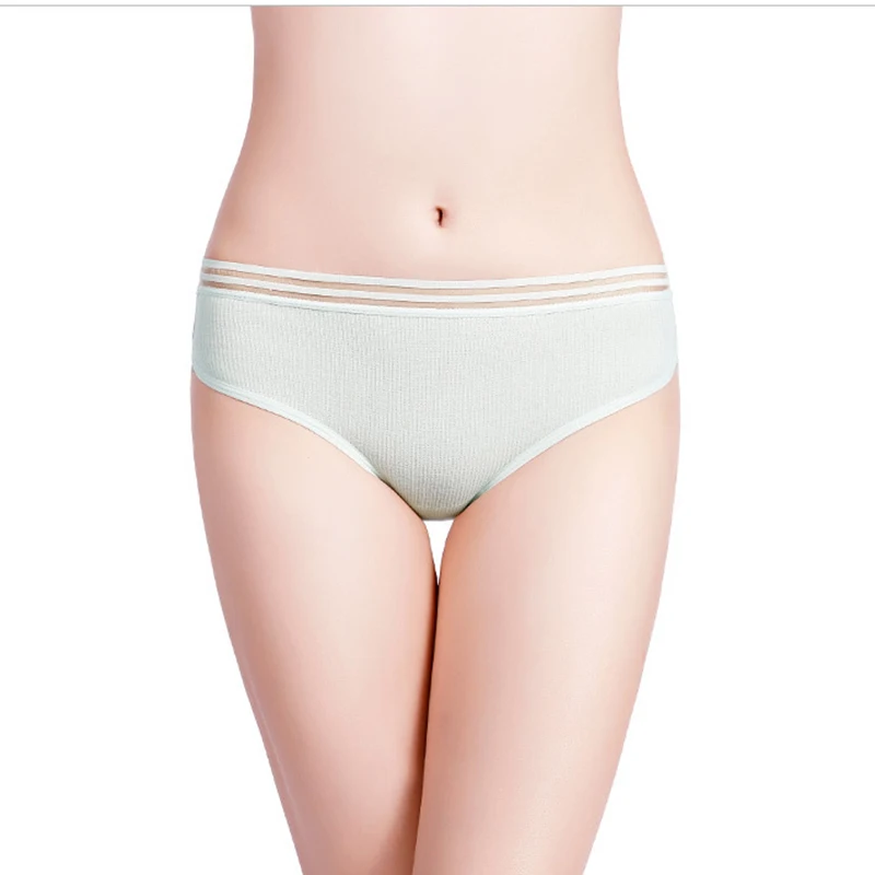 Cotton Soft Women Underwear Mid-Rise Sports Panties Solid Color Knickers Large Size Breathable Briefs Simple Style Underpants 15 |
