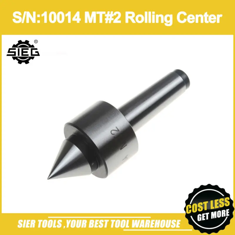 

Free Shipping!/S/N:10014 MT#2 Rolling Center/SIEG C2/SC2/C3 Live center