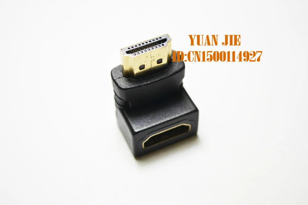 Бесплатная доставка Для HDMI HD ТВ адаптер мать революции 90 градусов угловой шкаф