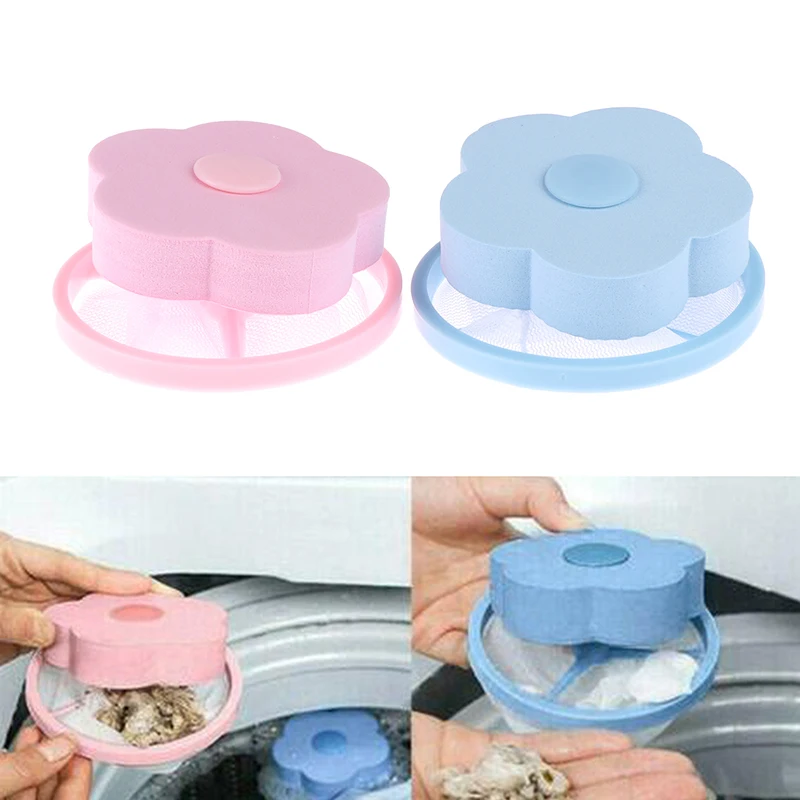 

Mesh Filter Bag Laundry Ball Flower Shape Floating Catcher Washing Machine Filtration Lint Remover Household Cleaning Tools
