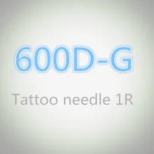600D-G иглы для татуировки 1RL 100 шт Перманентный макияж иглы для бровей Иглы для губ Ассорти Для Nouveau татуировки машины